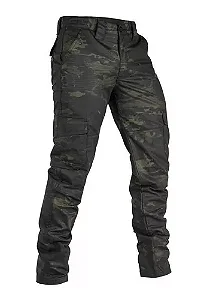 Calça Cargo Tática Reforçada Safo Militar - Multicam Black