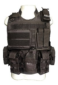 Colete Modular Tático Close nível 3a +5 Acessórios JA Rio Militar