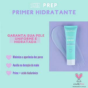 Primer Prep Hidratante + Acido Hialuronico Skin Ruby Rose