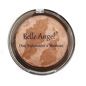 Iluminador e Bronzer Duo - Belle Angel