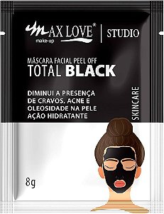Mascara Facial Sache Black - Max Love