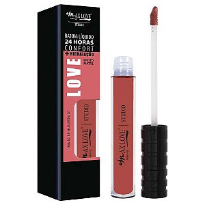 Batom Liquido Nude 24 Horas 743 4ml - Max Love