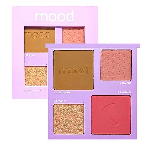 Paleta Blush,Contorno e Iluminador Beyond Words Mood - Ruby Rose