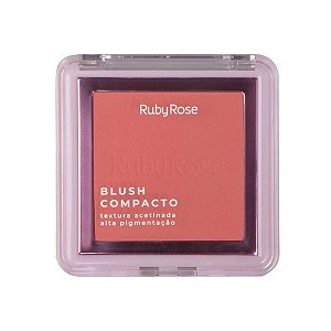 Blush Compacto -Ruby Rose - Cor Bl40