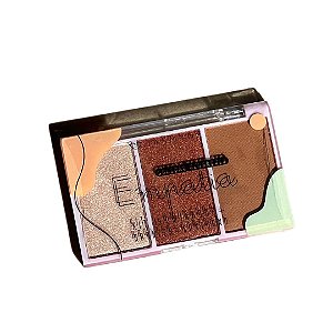 Kit Iluminador+Bronzer+Contorno B Coleçao Empatia - Jasmyne