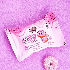Lenço Demaquilante Donuts 4 Em 1 - Super Poderes