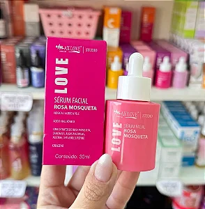 Sérum facial de rosa mosqueta (embalagem nova) - Max love
