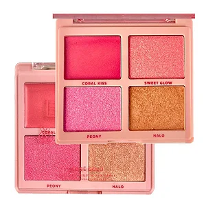 Paleta Blush e Shine linha rosa - Ruby Rose
