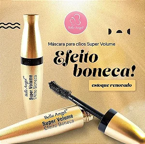 Máscara de Cílios Rimel Super Volume Efeito Boneca - Belle Angel