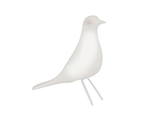 Pássaro Branco em Cerâmica G