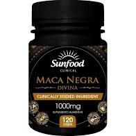 Maca Negra Divina Peruana 1000 mg 120 Cáps. Sunfood