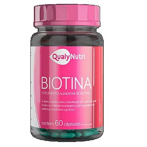 Biotina 400 Mg 60 Cápsulas Qualynutri
