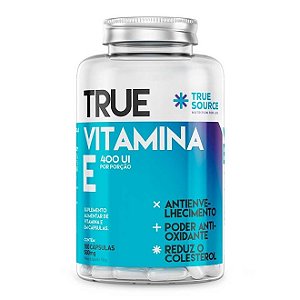 True Vitamina E 400 UI 100 Cápsulas Softgels