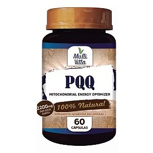 Pqq Mitochondrial Energy Optimizer 220mg 60 Caps Multivitta Sabor Pqq 60 Capsulas