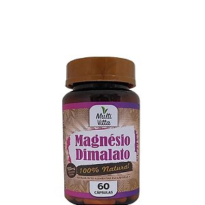 Magnesio Dimalato -700mg Por Doses 60 Capsulas Multivitta