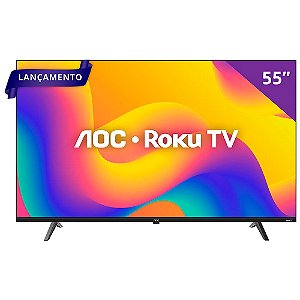 TV 55P AOC LED ROKU SMART 4K WIFI