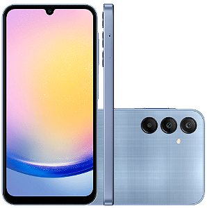 Smartphone Samsung Galaxy A25 5G, 256GB, 8GB RAM, Tela de 6.5" Azul