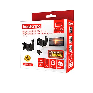 Suporte Fixo Brasforma 10 a 100 polegadas SBRU750