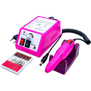 Lixadeira Lixa Motor Mercedes 20.000RPM Rosa para alongamento de unha