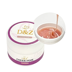 Gel D&Z 15g Hard Control Cover Pink para alongamento de unhas