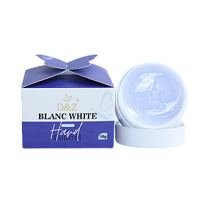 Gel D&Z 15g Hard Control Blanc White para alongamento de unhas