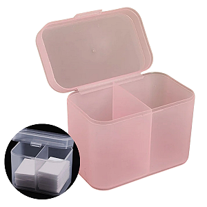 Pote Organizador para Algodão Prensado Manicure Nail Designer