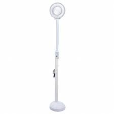 Luminária Lupa Led Articulado Profissional Estética com Roda 5X 120 Leds