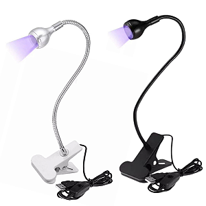 Luminaria LED UV Lanterna Com Clip para Secagem de Unha Gel