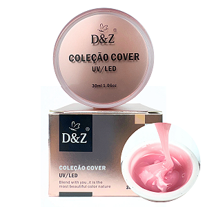 Gel Control Cover Blush 30ml Coleção Cover D&Z UV Alongamento Unha
