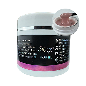 Gel Hard Sioux Cold Pink 60g Para Alongamento de Unhas