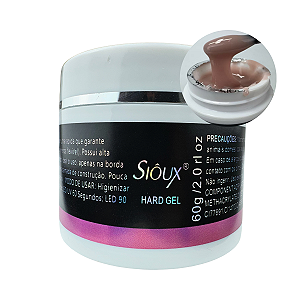 Gel Hard Sioux Cover Control 60g Para Alongamento de Unhas