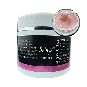 Gel Hard Sioux Soft Nude 60g Para Alongamento de Unhas