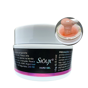 Gel Hard Sioux Control Nude 15g Para Alongamento de Unhas
