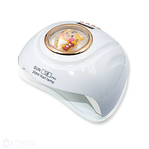 Cabine Sun S8 Pro Sioux 57 LEDs 268w Unha Gel Acrigel Secagem Rápida - Branca