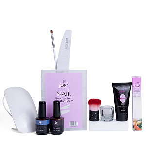Kit Mold F1 Polygel Poligel Alongamento Unha Manicure Nail Designer