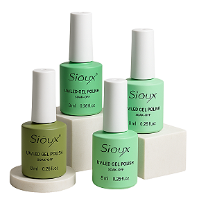 Esmaltes em Gel UV LED Sioux Tons de Verde Coleção D Jelly – 8ml