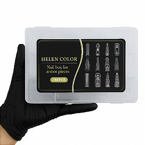 Mold F1 Helen Color Formatos 288 peças Kit Modelos 12 em 1 Reversa Mandola Almold Bailarina Curva C Estileto