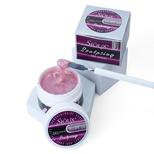 Gel Sioux Sculpting Shine 15ml Modelagem para Alongamento Unhas Gel