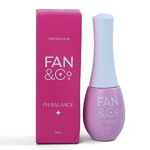PH Balance FAN & CO. 14ml – Preparador de pH para Unhas em Gel e Alongamento LED/UV