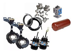 Kit Transformação Freio A Ar Mb 709 Antiga Não Auxiliada Ar