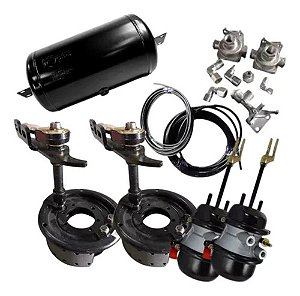 Kit Transformação Freio A Ar Mb 710 + Reservatório