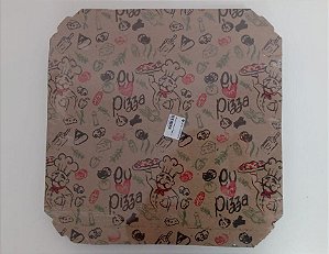 Caixa para Pizza Oitavada de 25cm com 5 unid.