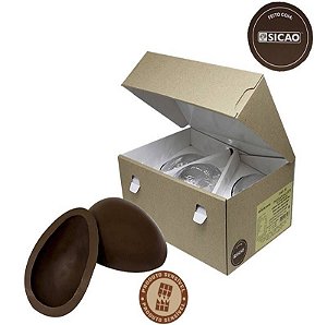 Caixa de Cascas de Ovos de Páscoa chocolate Ao Leite Viena 1kg