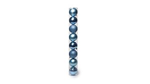 Jogo com 8 bolas de 8cms cor Azul