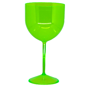 Taça Gin 600ml Verde Neon