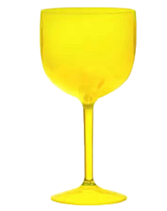 Taça Gin 600ml Amarelo  Neon