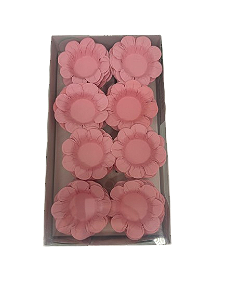 Forma Rosa Liso Rosa Claro 48 unidades