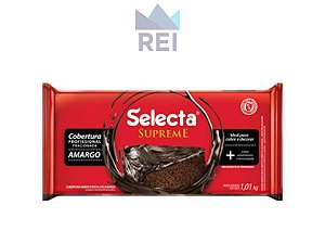 Cobertura Chocolate Amargo em Barra Selecta 1,01kg