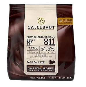Chocolate Amargo 54,5% de cacau Callebaut 400g