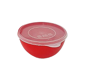 Derretedeira Prática para Chocolate em Plástico Cor Vermelha BWB